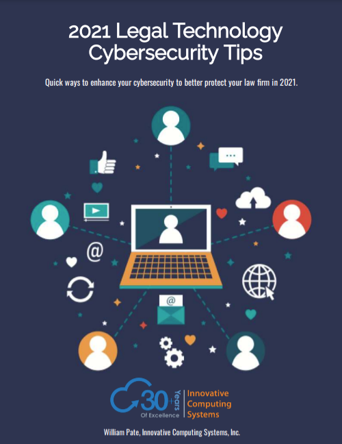 2021 Legal Technology Cybersecurity Tips eBook